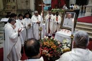 Mass for the death of Pope Francis in Bolivia - Source: Getty